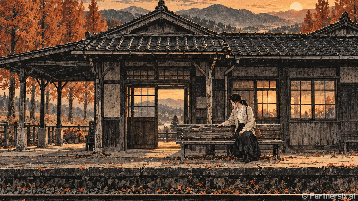 가을 철길에 열린 예쓰장