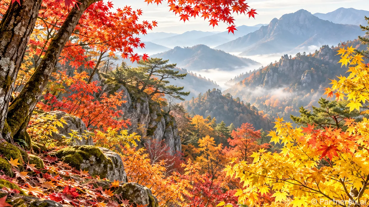 전북 단풍 절정 한눈에