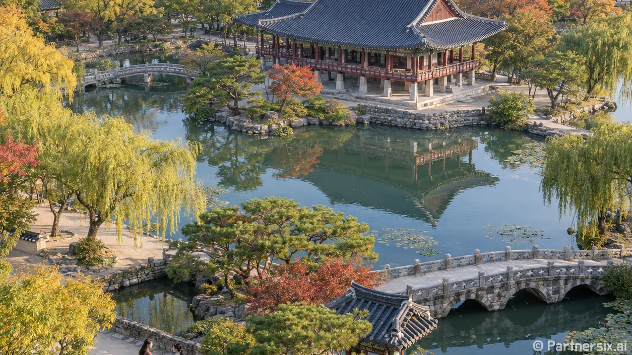 국보 광한루원의 달빛