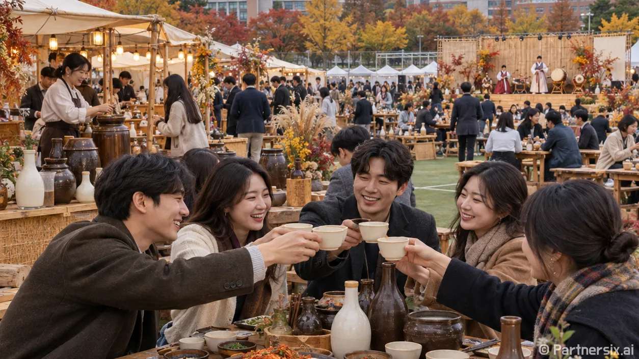 전주 막걸리 맛의 향연