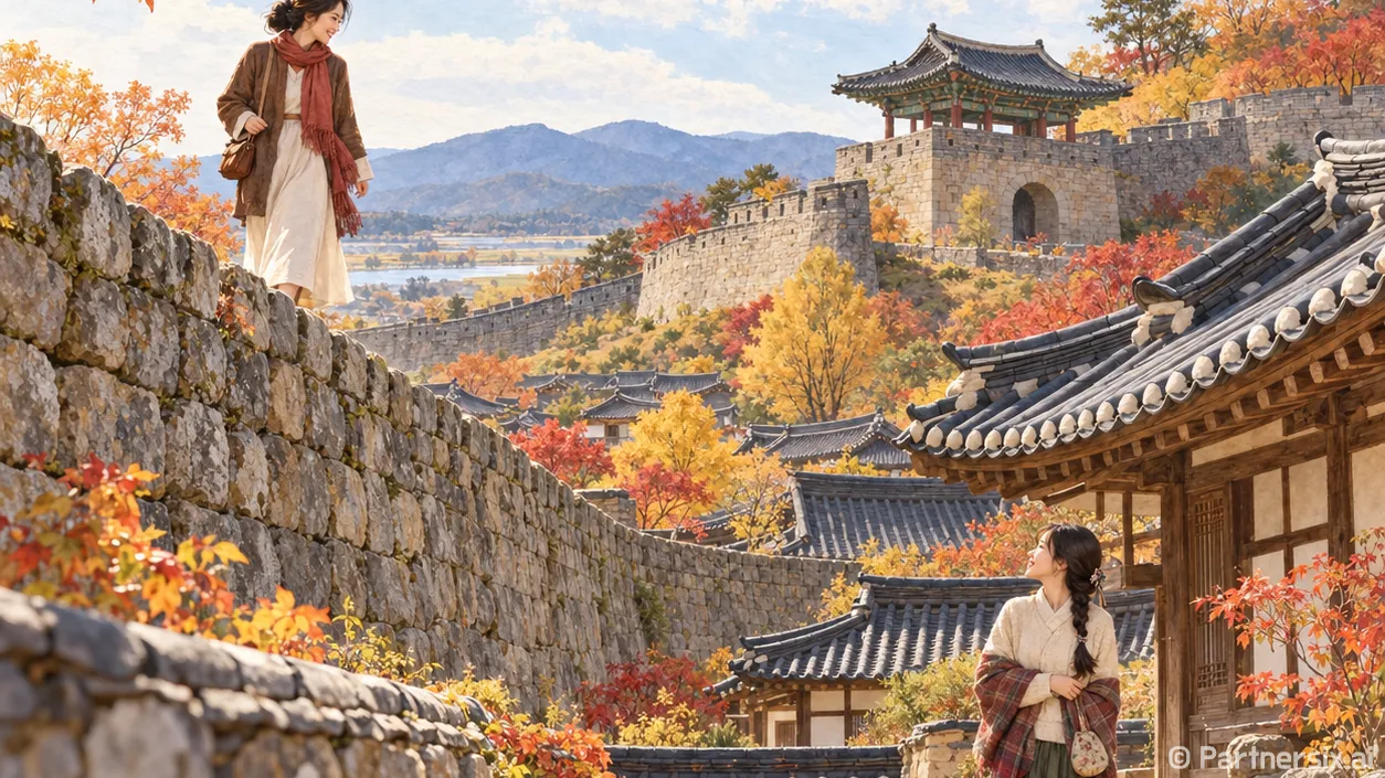 고창의 밤 한옥에 …
