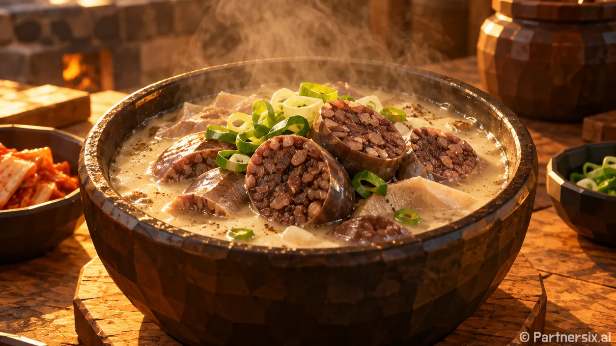 송천동 피순대 국밥…