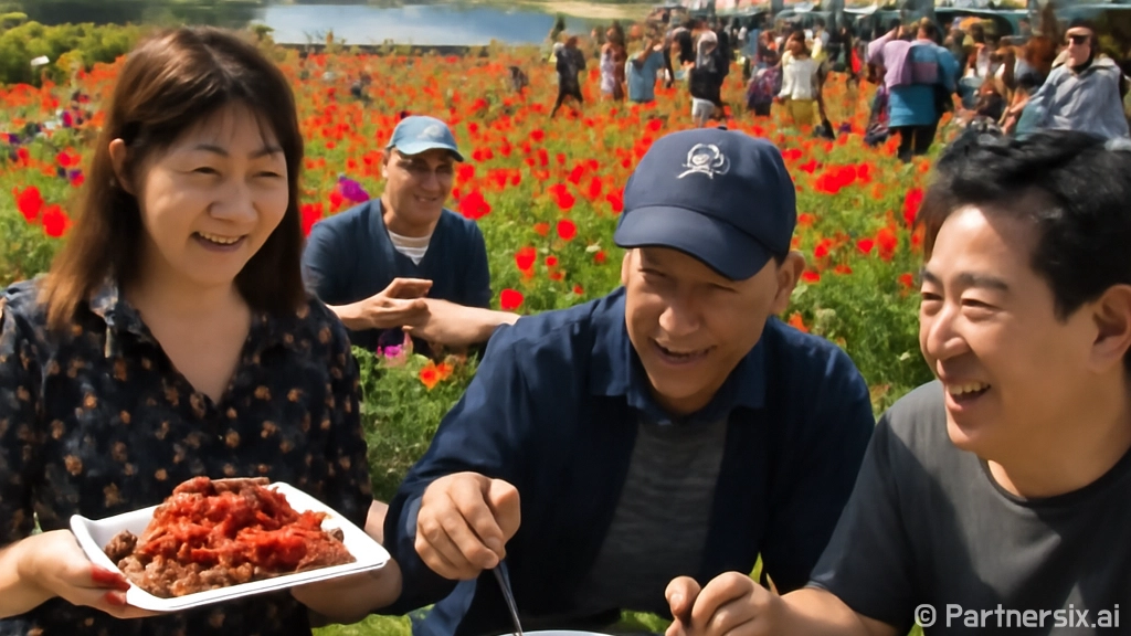 영산포 꽃양귀비와 미식 축제의 만남