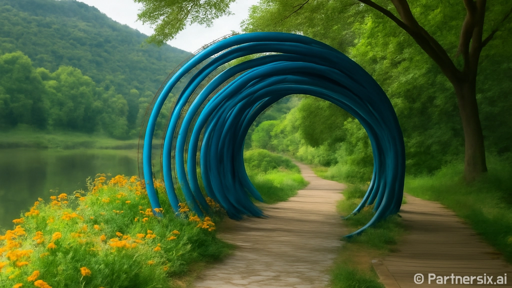 장성 황룡강 용작교, 느림의 미학 산책길