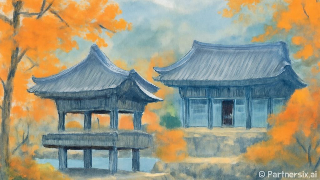 가을 속 고요한 나…