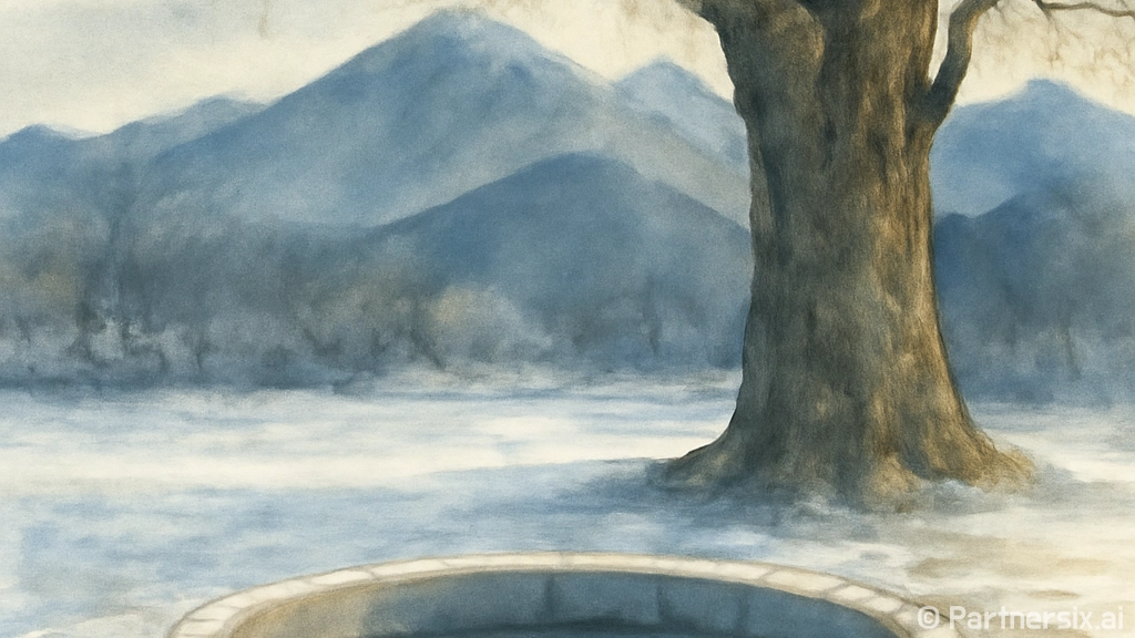 장성 방울샘, 겨울…