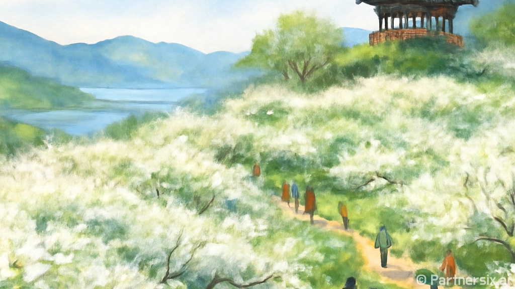 광양 매화마을, 봄…