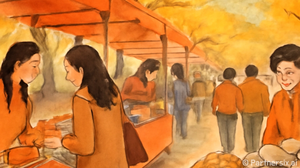 전남 구례 산수유꽃축제 특산물 장터 풍경