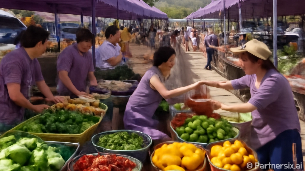 600년 전통 곡성기차마을전통시장 풍경