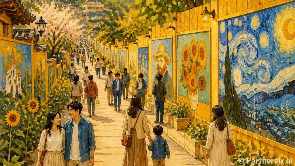 장성 빈센트 반 고흐 거리, 예술과 힐링의 산책로