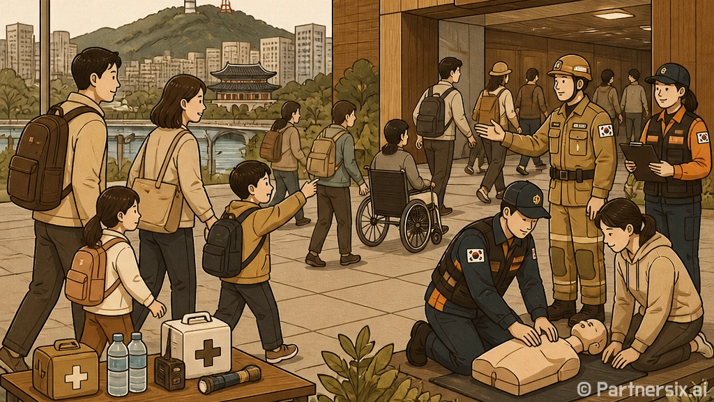 전국 동시 민방위 …