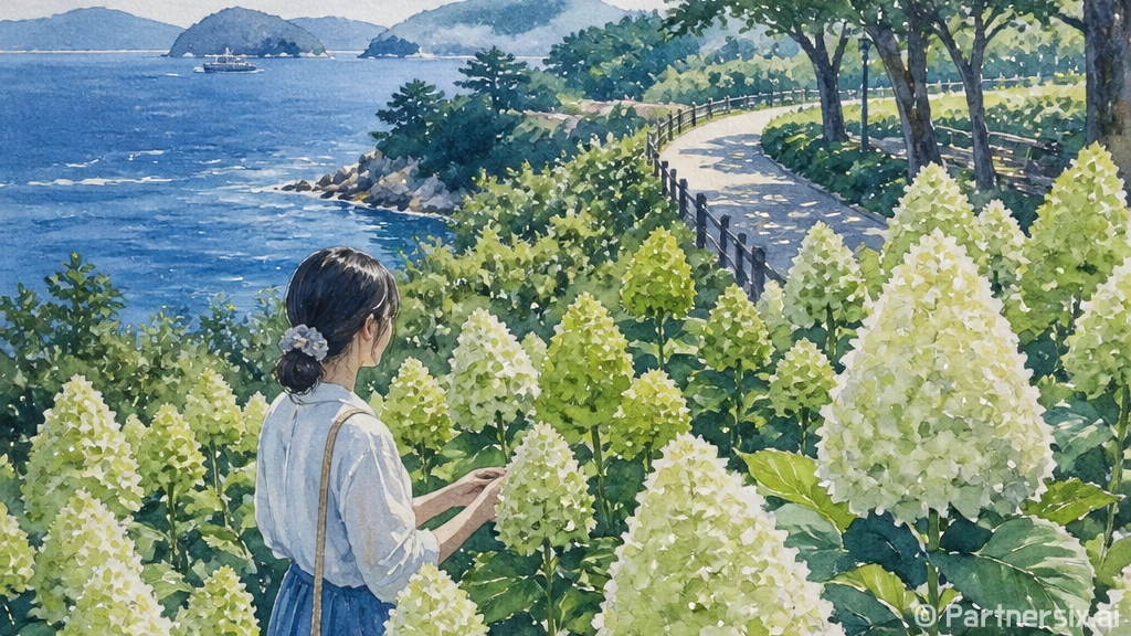 여수 장도, 여름 산책과 예술의 만남