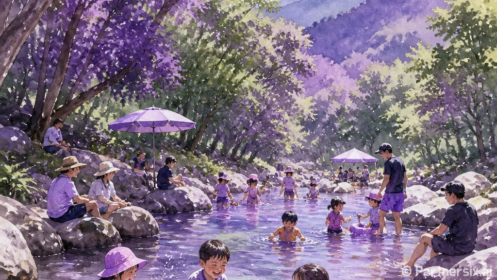 금성산 생태물놀이장, 여름 물놀이 명소