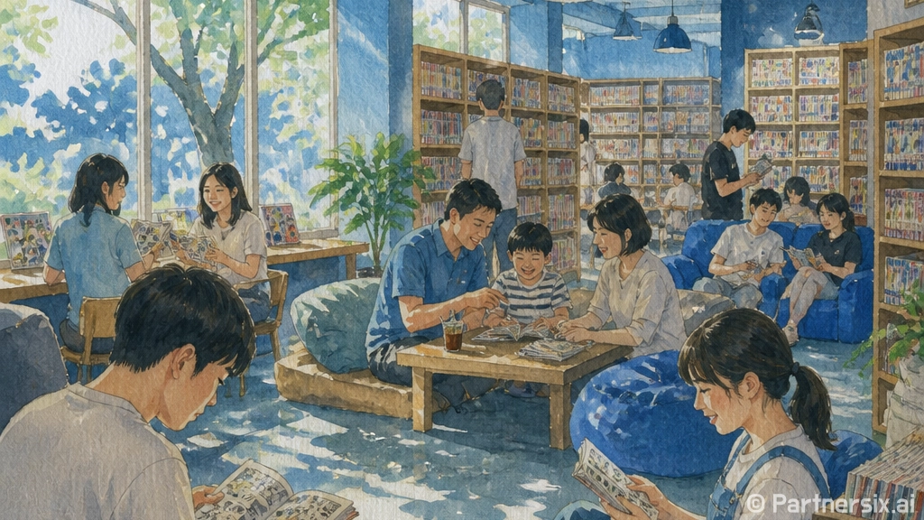 화순 군민회관 만화카페, 무료 힐링 명소