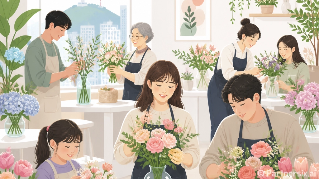 꽃 전문가로 가는 …