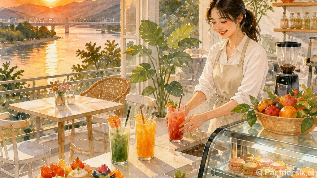 광양 서천의 힐링 카페 두 곳