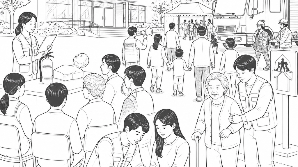 보성군, 주민 참여 공습 대비 민방위 훈련 실시