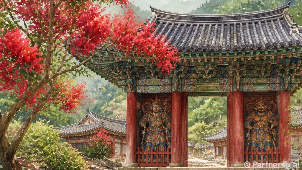 곡성 성륜사 배롱나…