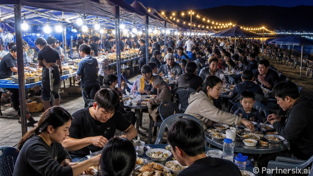 무안황토갯벌축제 먹거리와 편의시설 풍성