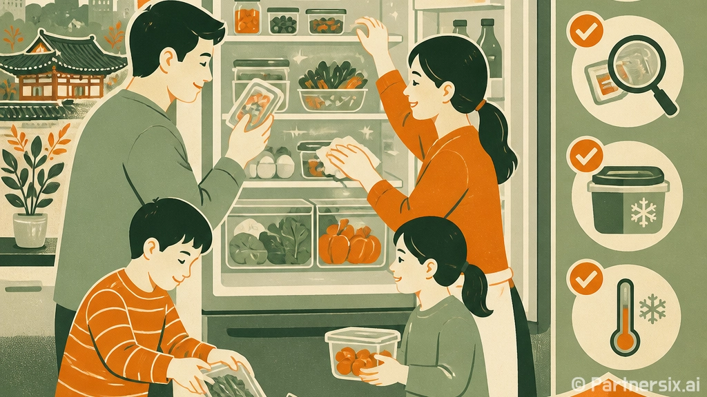 냉장고 식품 안전점…