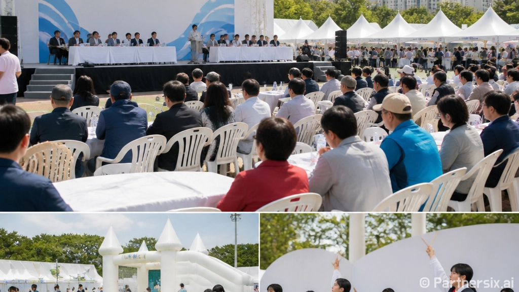 상사면 물길축제와 …