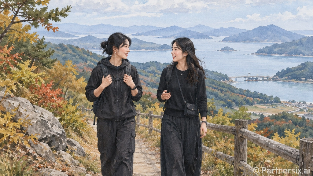 가을 순천, 남파랑길 걷기 여행