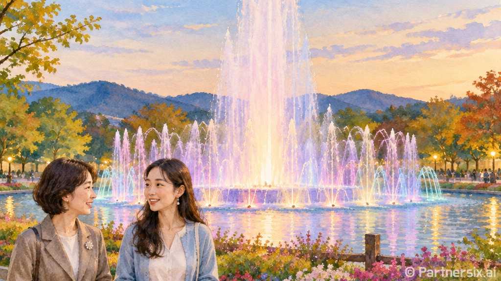 화순 꽃강길 음악분수·개미산 전망대 추석 연휴 정상 운영