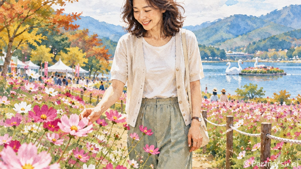 진도 백조호수공원 가을꽃 축제 안내