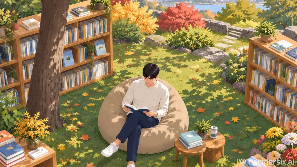 가을 정원서 즐기는 책과 문화의 향연