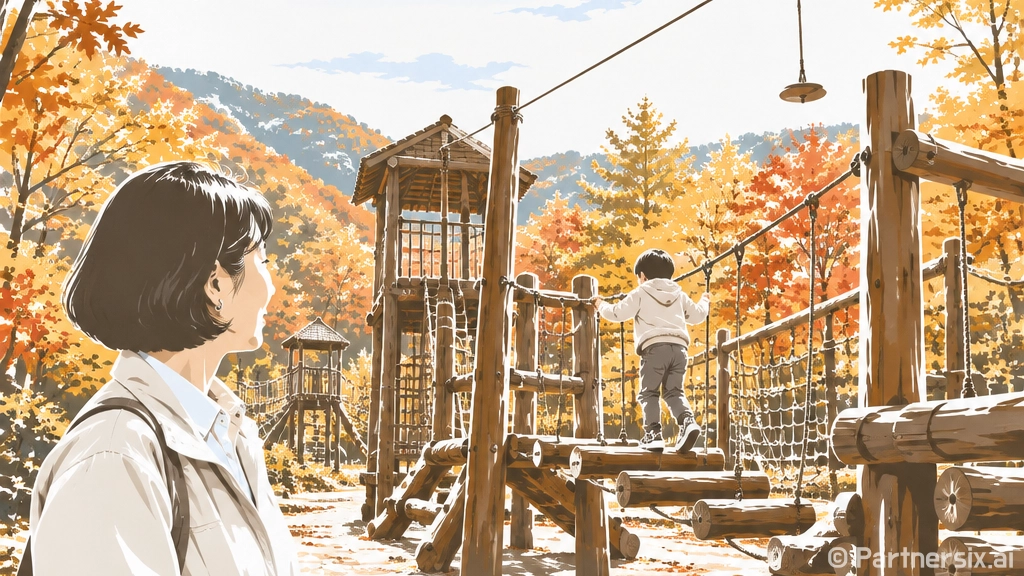 광양 자연마당 숲놀이터, 아이와 가기 좋은 가을 명소