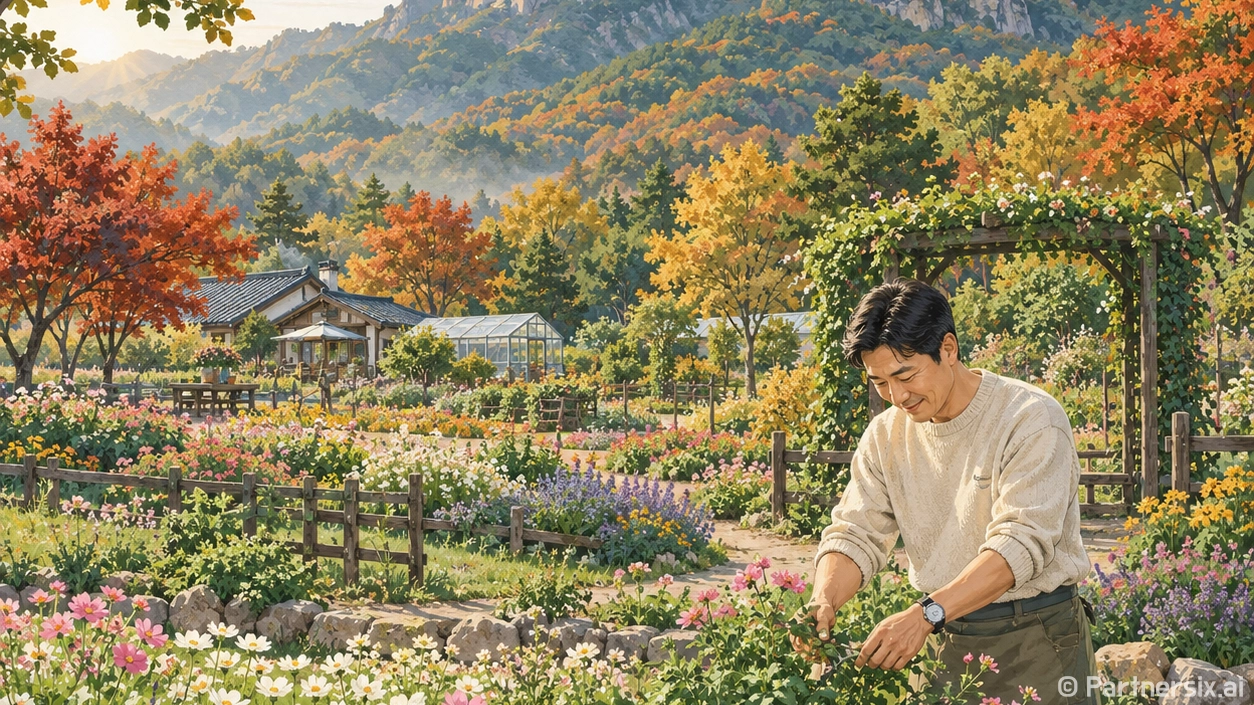 월출산 아래 꽃따리…