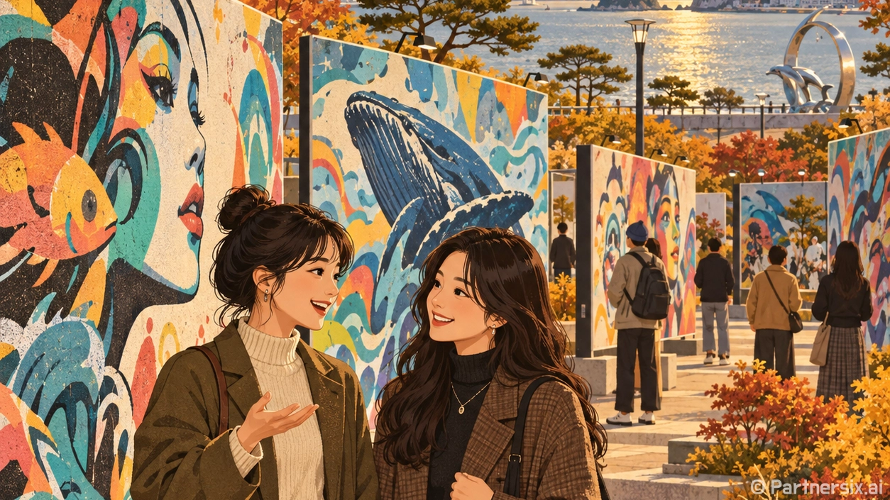 여수 물들이는 세계 그래피티