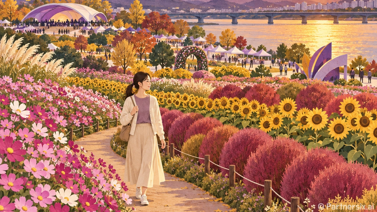 억만송이 영산강의 가을