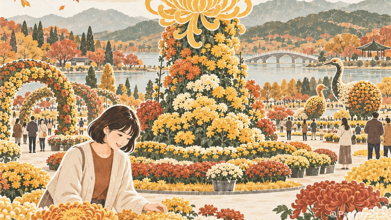 국화로 물드는 함평…