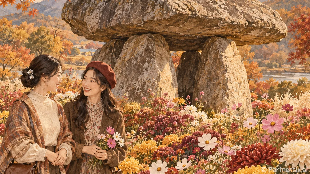 화순 고인돌 꽃길 …