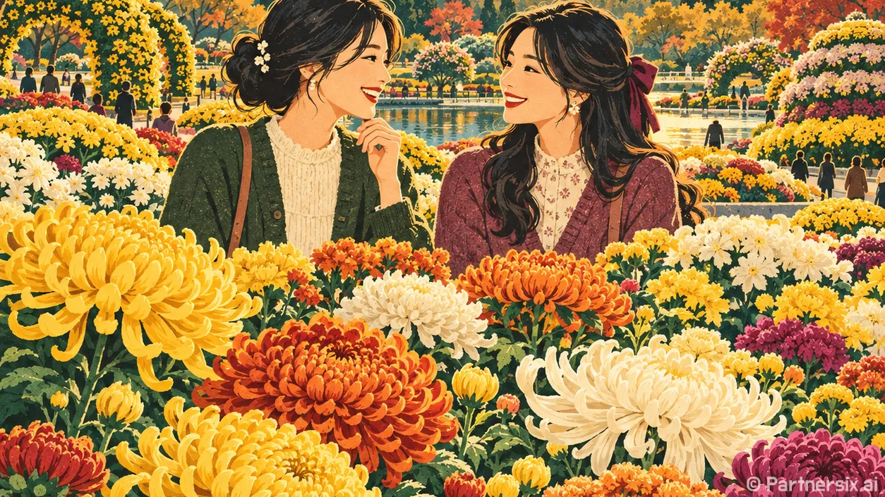 함평 국화물결 D-4