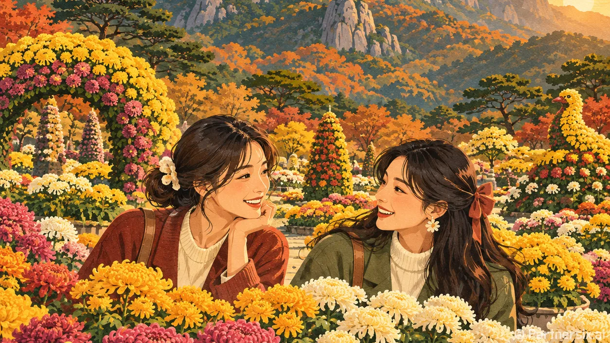 월출산 물들이는 20만 국화
