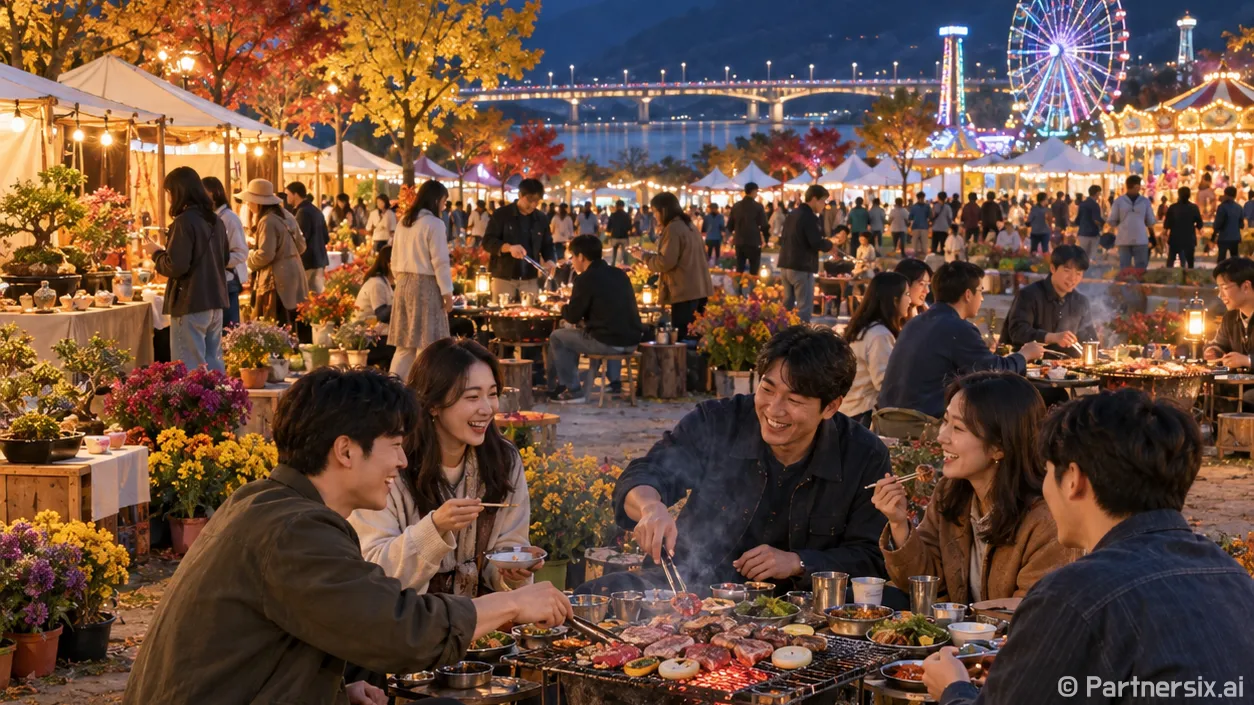 광양의 밤을 달군 숯불축제