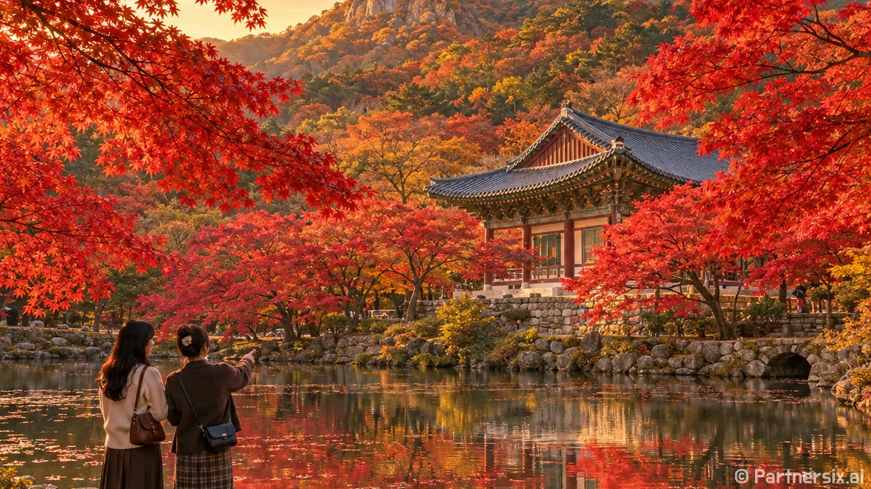 가을빛 절정 단풍 …