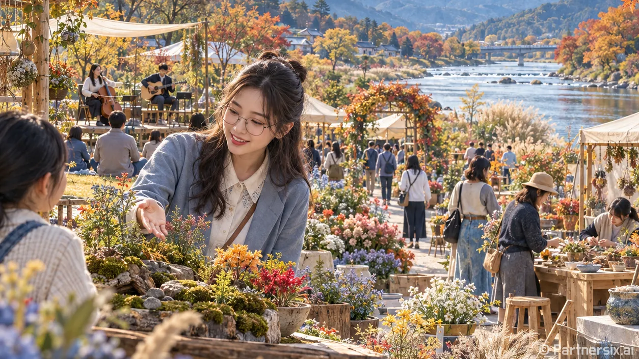 옥천변 물드는 정원…