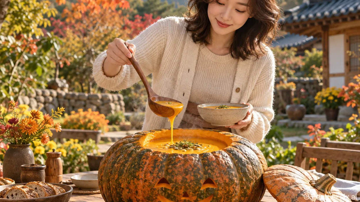영암 단호박의 할로…