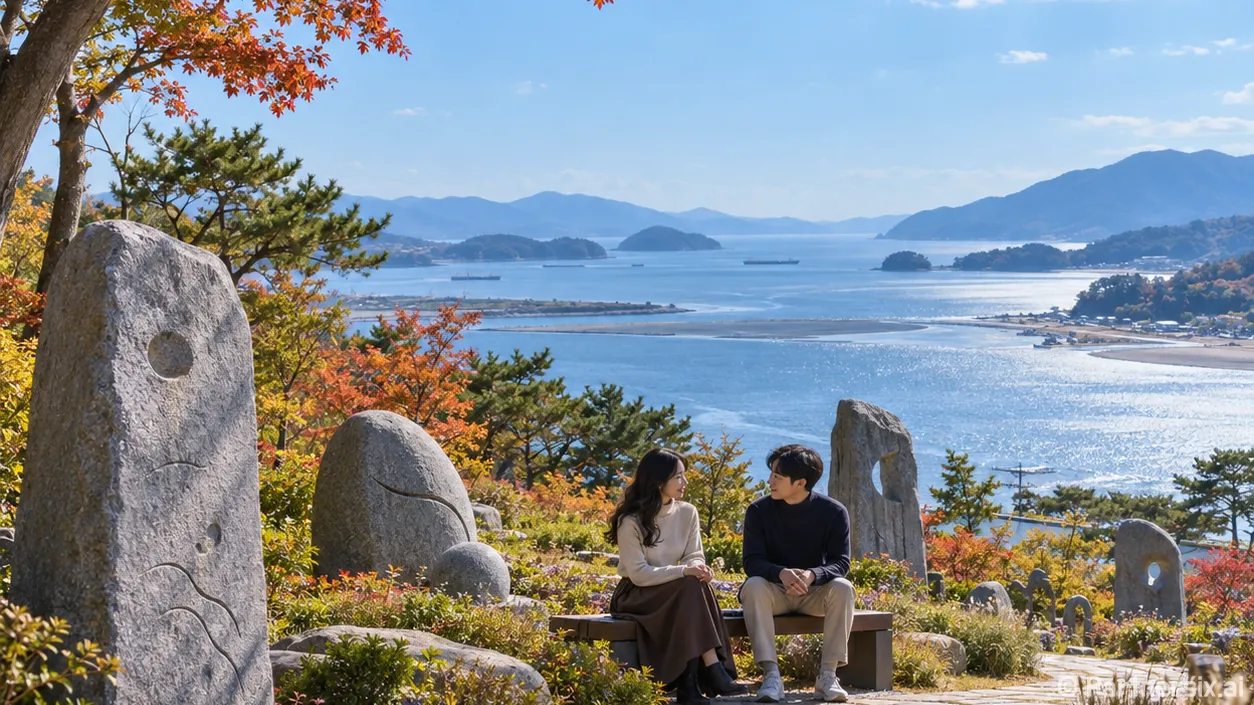 망덕포구에 새긴 윤동주