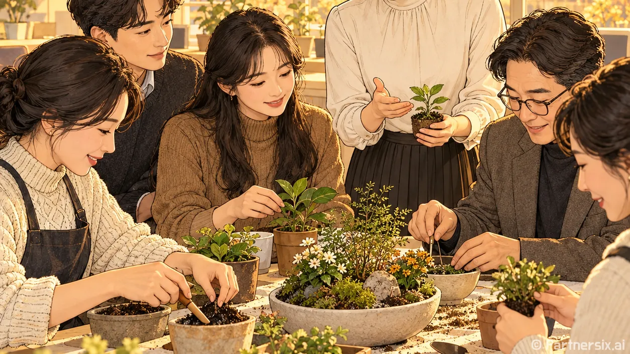 법률 배우고 정원 만든 가족