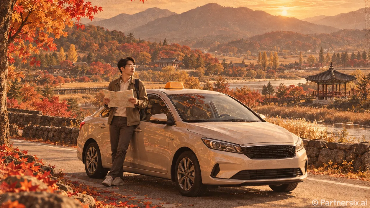 택시로 누비는 함평 명소