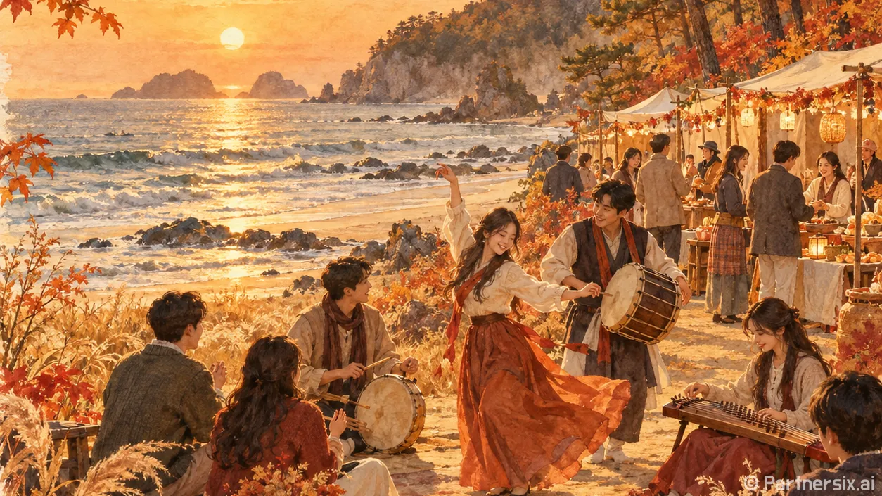노을 품은 무안 톱맥축제