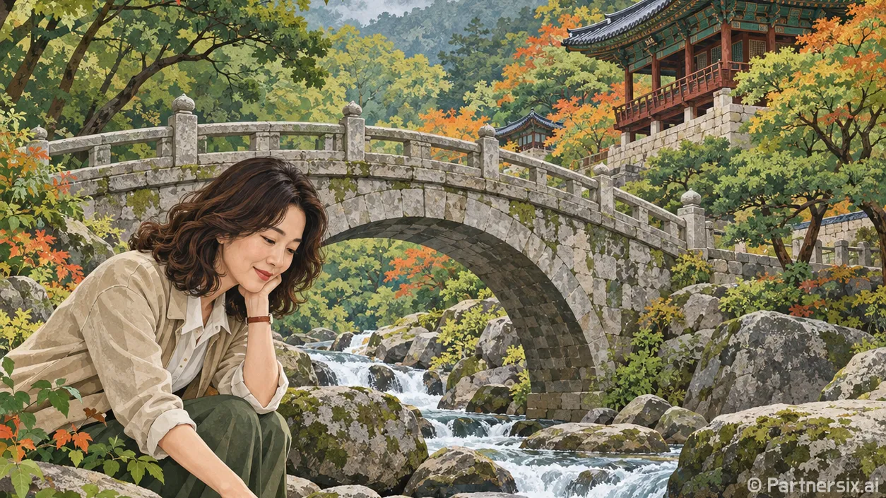 무지개 누각에 깃든 가을