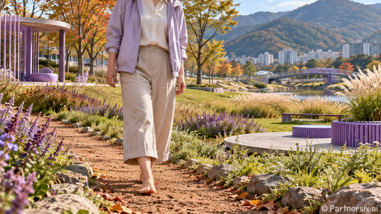 도심 속 맨발쉼표 …