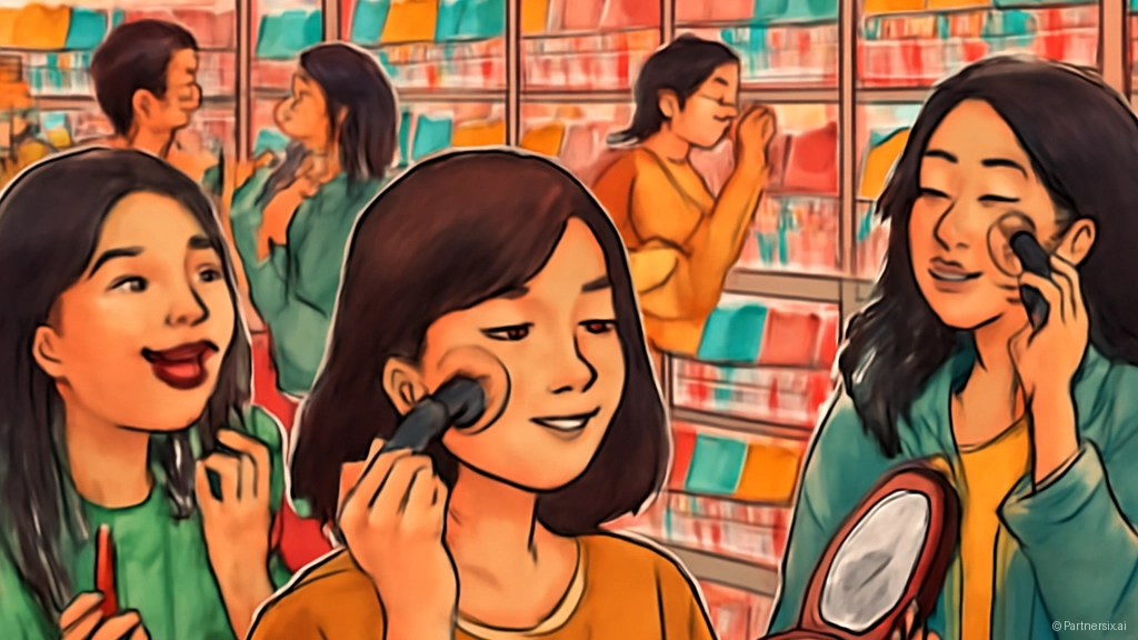 다이소에서 정샘물 제품으로 메이크업하는 방법