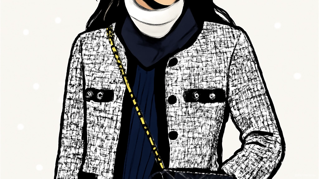 황신혜처럼 감각적으로 겨울 샤넬 코디하는 방법