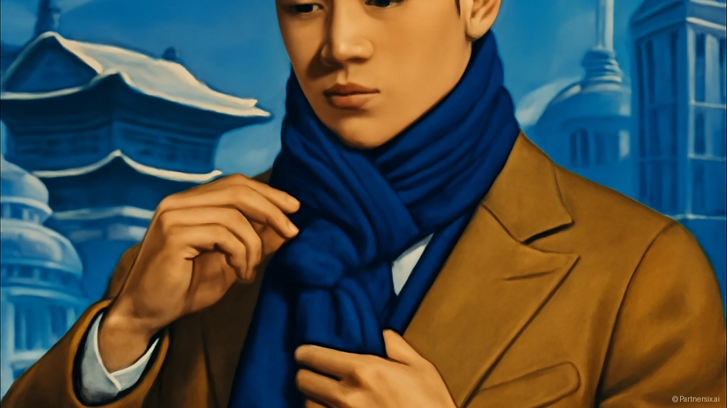 따뜻하고 스타일리시하게, 목도리 매는법